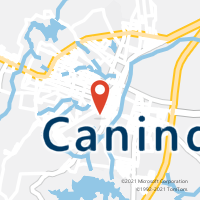 Mapa com localização da Agência AC CANINDE