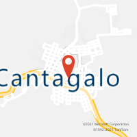 Mapa com localização da Agência AC CANTAGALO
