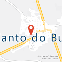 Mapa com localização da Agência AC CANTO DO BURITI