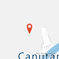 Mapa com localização da Agência AC CANUTAMA