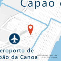 Mapa com localização da Agência AC CAPAO DA CANOA