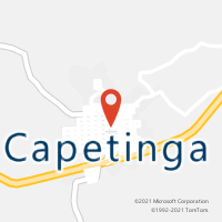 Mapa com localização da Agência AC CAPETINGA