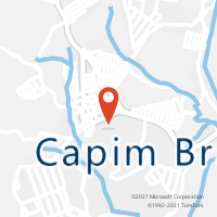Mapa com localização da Agência AC CAPIM BRANCO