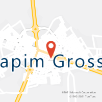 Mapa com localização da Agência AC CAPIM GROSSO