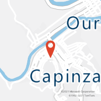 Mapa com localização da Agência AC CAPINZAL