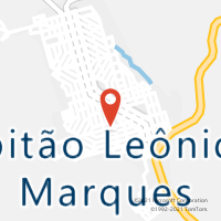 Mapa com localização da Agência AC CAPITAO LEONIDAS MARQUES
