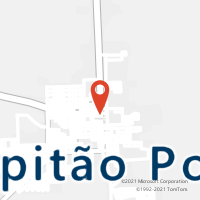 Mapa com localização da Agência AC CAPITAO POCO