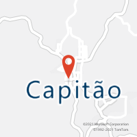 Mapa com localização da Agência AC CAPITAO