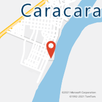Mapa com localização da Agência AC CARACARAI