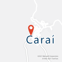 Mapa com localização da Agência AC CARAI
