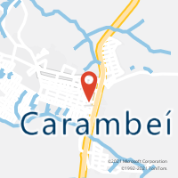 Mapa com localização da Agência AC CARAMBEI
