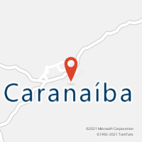 Mapa com localização da Agência AC CARANAIBA