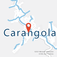Mapa com localização da Agência AC CARANGOLA