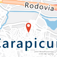Mapa com localização da Agência AC CARAPICUIBA