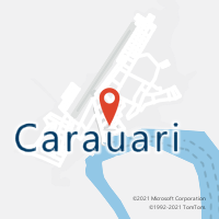 Mapa com localização da Agência AC CARAUARI