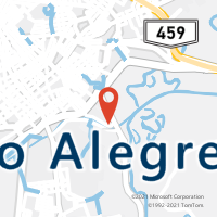 Mapa com localização da Agência AC CAREIRO