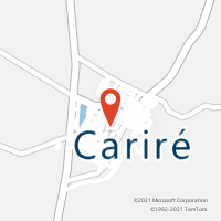 Mapa com localização da Agência AC CARIRE