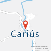 Mapa com localização da Agência AC CARIUS