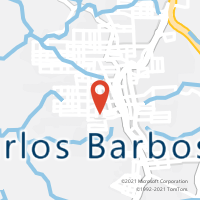 Mapa com localização da Agência AC CARLOS BARBOSA