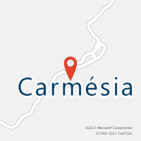 Mapa com localização da Agência AC CARMESIA