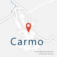 Mapa com localização da Agência AC CARMO
