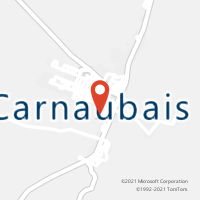 Mapa com localização da Agência AC CARNAUBAIS