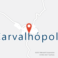 Mapa com localização da Agência AC CARVALHOPOLIS