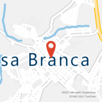 Mapa com localização da Agência AC CASA BRANCA