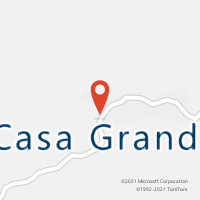 Mapa com localização da Agência AC CASA GRANDE