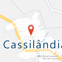 Mapa com localização da Agência AC CASSILANDIA