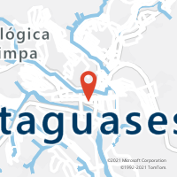 Mapa com localização da Agência AC CATAGUASES