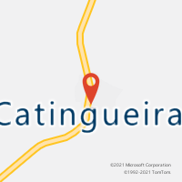 Mapa com localização da Agência AC CATINGUEIRA