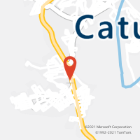 Mapa com localização da Agência AC CATU