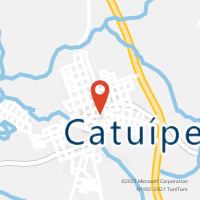 Mapa com localização da Agência AC CATUIPE