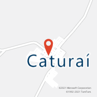 Mapa com localização da Agência AC CATURAI