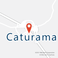 Mapa com localização da Agência AC CATURAMA