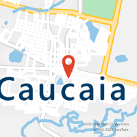 Mapa com localização da Agência AC CAUCAIA