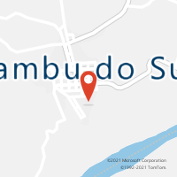 Mapa com localização da Agência AC CAXAMBU DO SUL