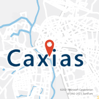 Mapa com localização da Agência AC CAXIAS
