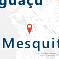 Mapa com localização da Agência AC CDD MESQUITA
