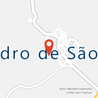 Mapa com localização da Agência AC CEDRO DE SAO JOAO