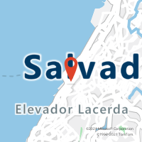 Mapa com localização da Agência AC CENTRAL SALVADOR