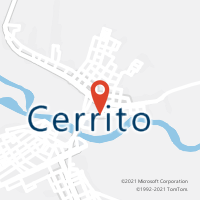Mapa com localização da Agência AC CERRITO