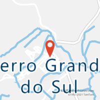 Mapa com localização da Agência AC CERRO GRANDE DO SUL