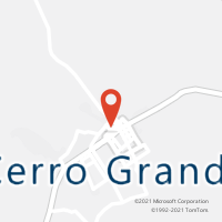 Mapa com localização da Agência AC CERRO GRANDE