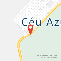 Mapa com localização da Agência AC CEU AZUL