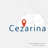 Mapa com localização da Agência AC CEZARINA