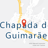 Mapa com localização da Agência AC CHAPADA DOS GUIMARAES