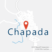 Mapa com localização da Agência AC CHAPADA