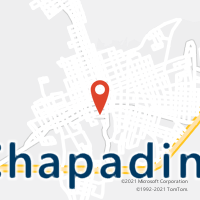 Mapa com localização da Agência AC CHAPADINHA